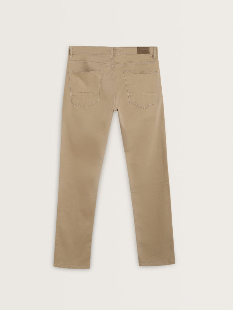 Ascot Tan Relaxed - Fit Mid - Rise Jeans