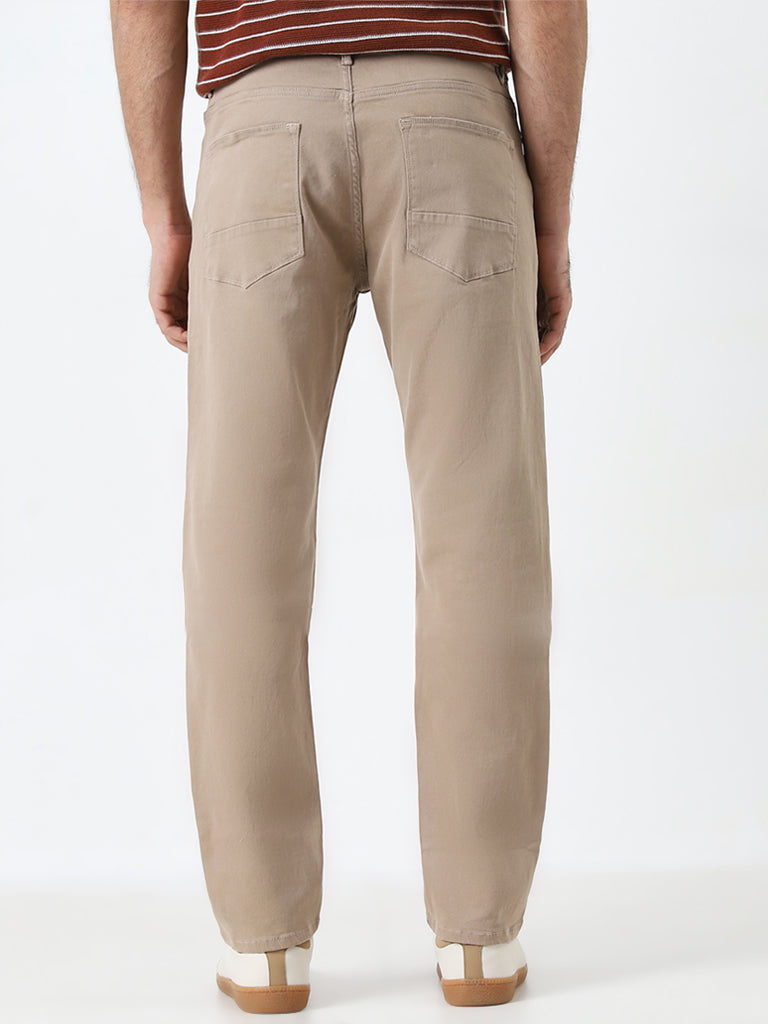 Ascot Tan Relaxed - Fit Mid - Rise Jeans