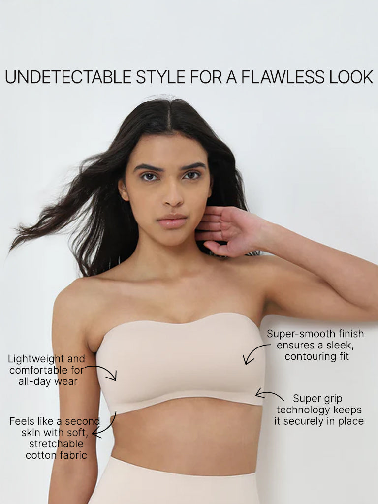 Wunderlove Beige Padded Invisible Bra