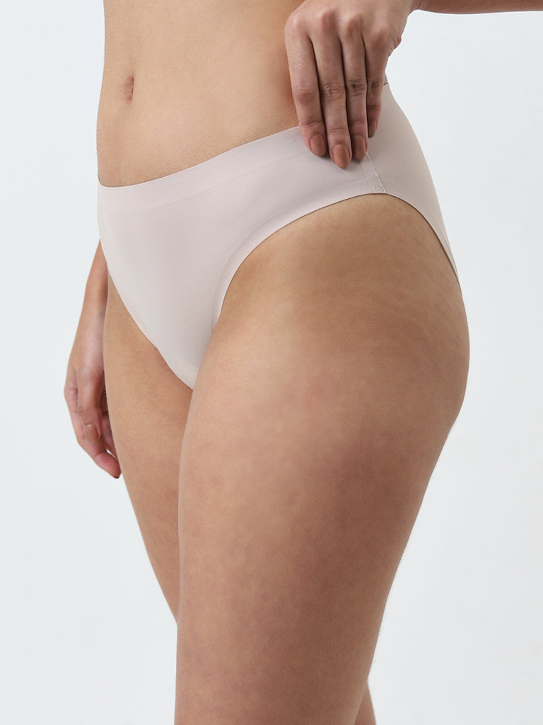 Wunderlove Light Beige Invisible Hi-Leg Brief