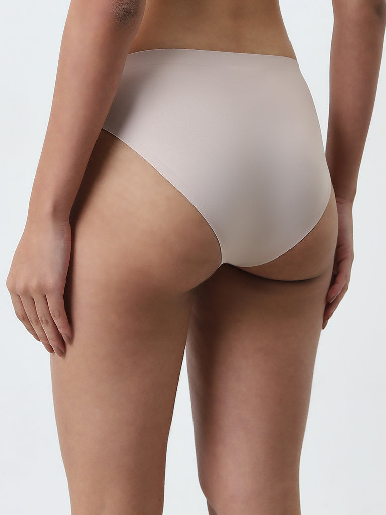 Wunderlove Light Beige Invisible Hi-Leg Brief