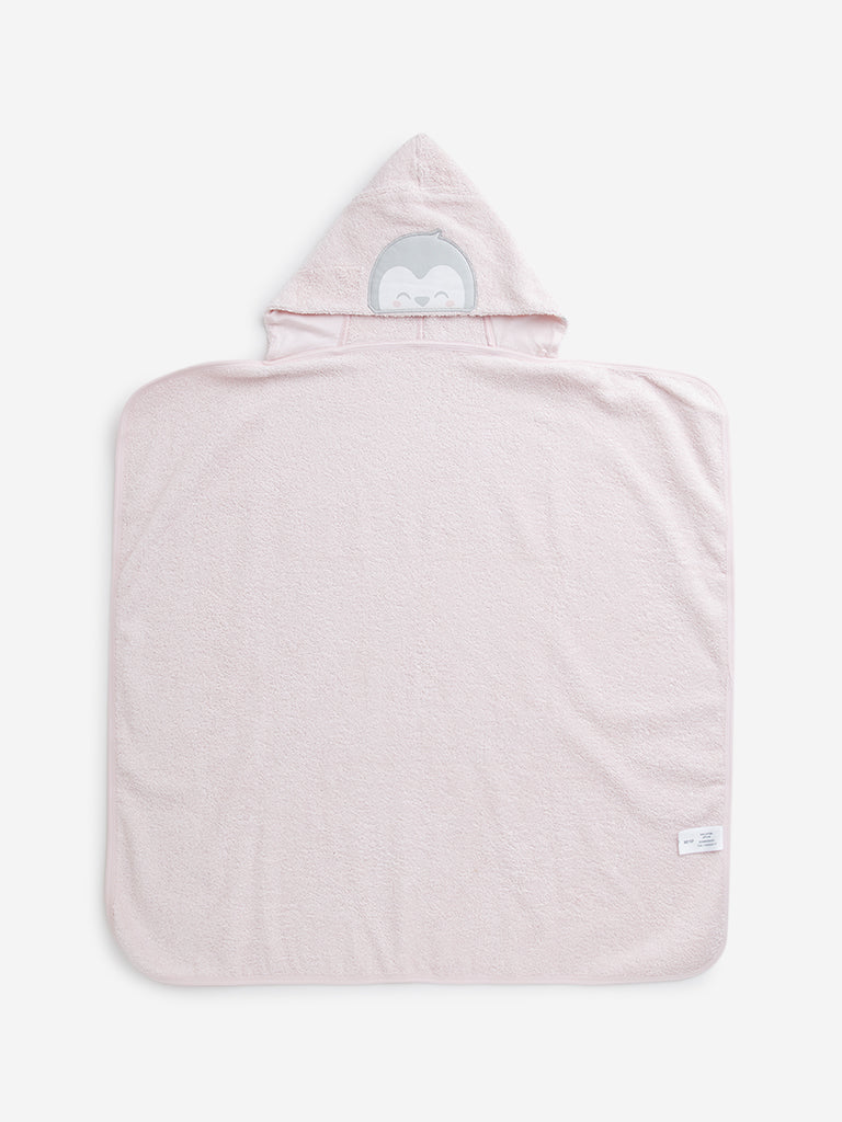 HOP Baby Light Pink Animal Design Cotton Towel