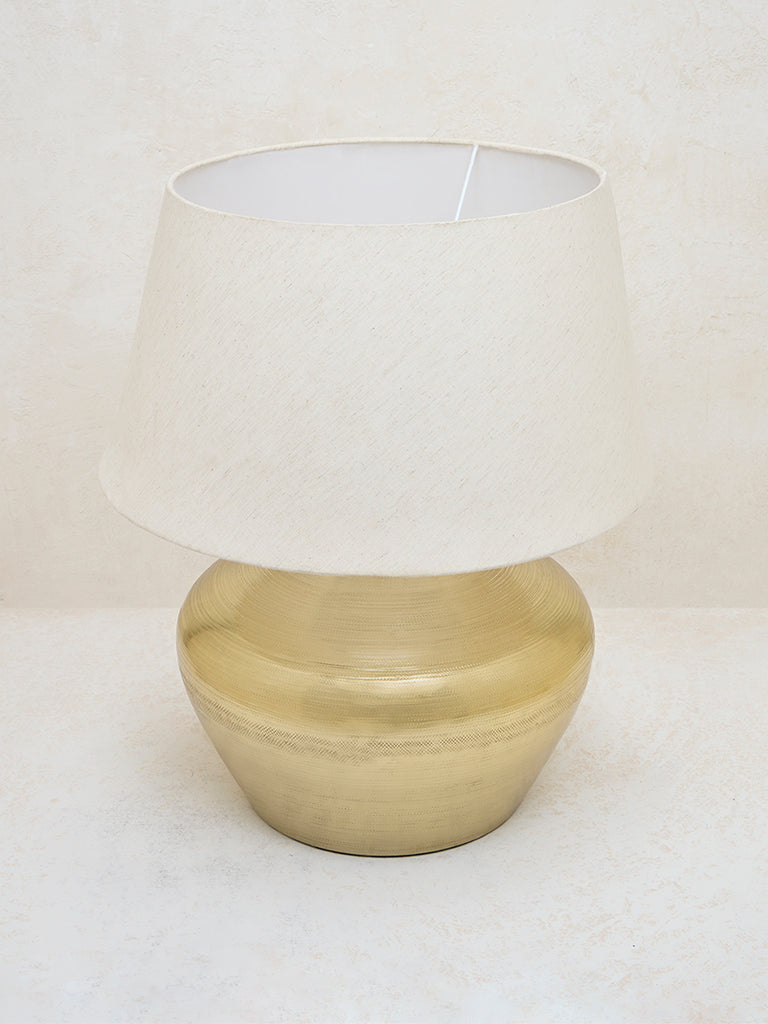 Westside Home Gold Dome Table Lamp- Large