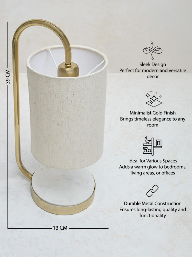 Westside Home Gold Alexander Table Lamp- Medium