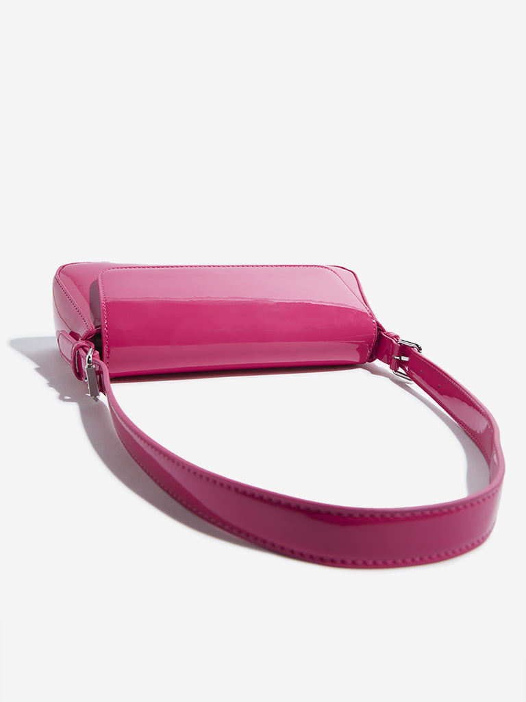 Nuon Fuchsia Baguette Bag