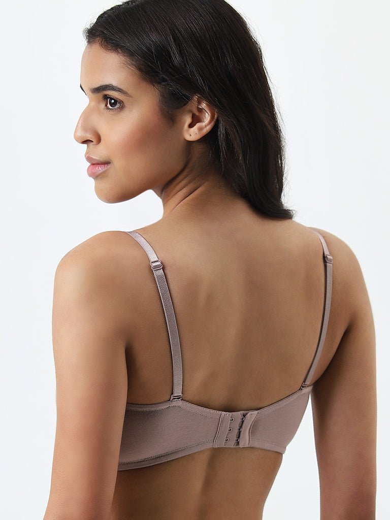 Wunderlove Light Mauve Strapless Padded Bra