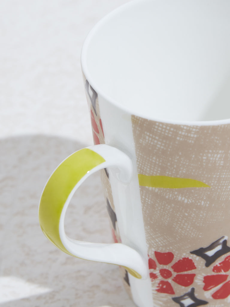 Westside Home Multicolour Printed Small Devonia Mug