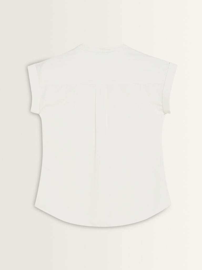 Wardrobe White Solid Top