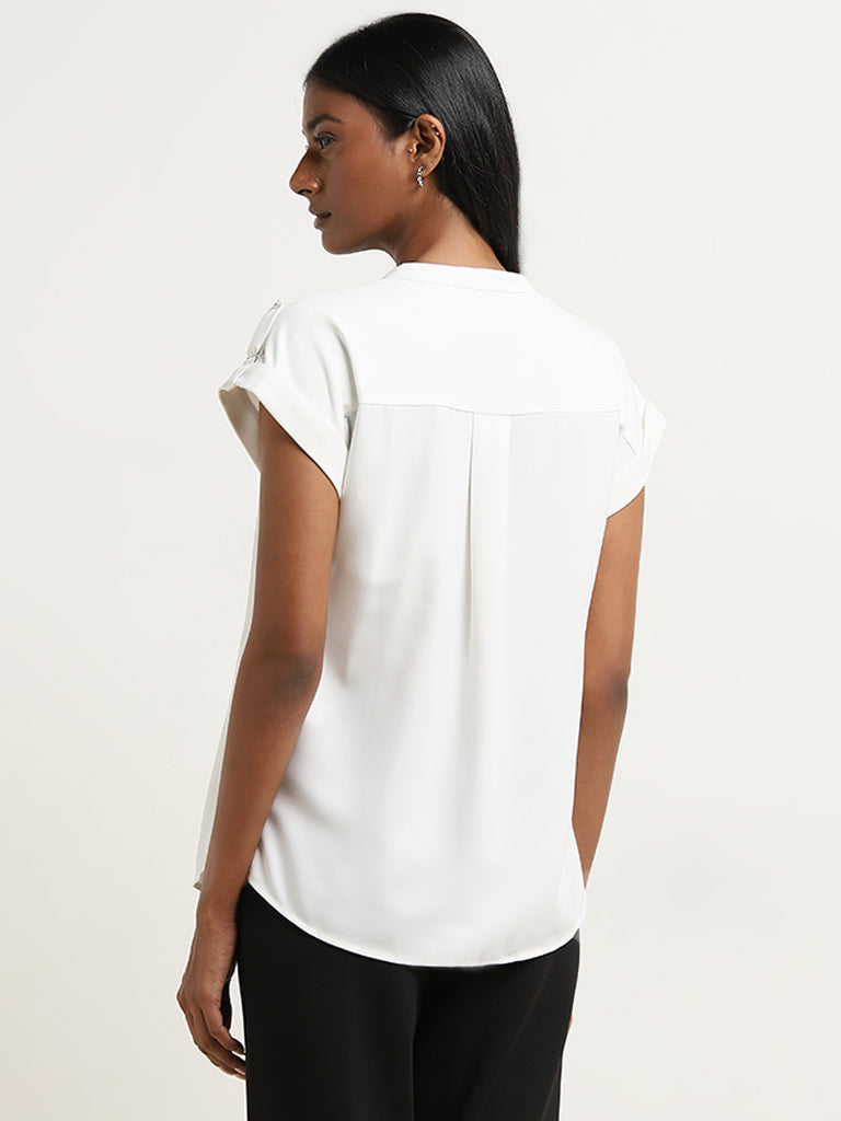 Wardrobe White Solid Top