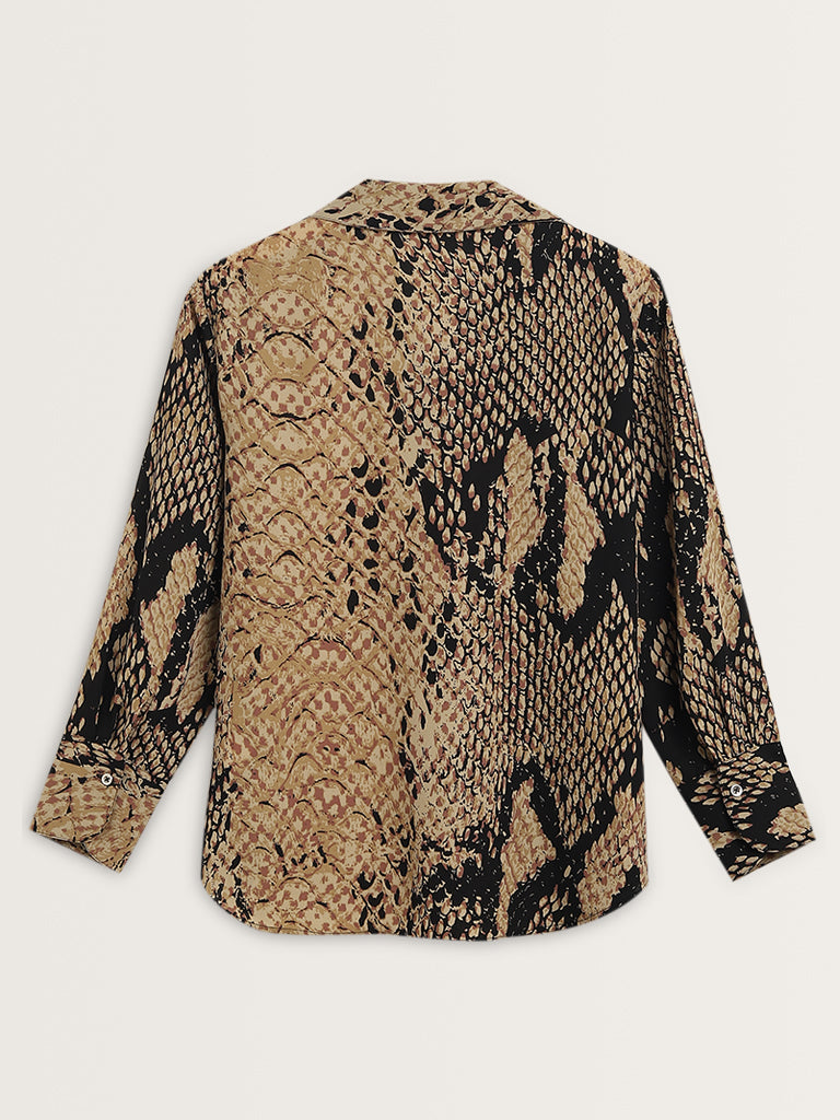 Wardrobe Multicolour Animal Print Shirt