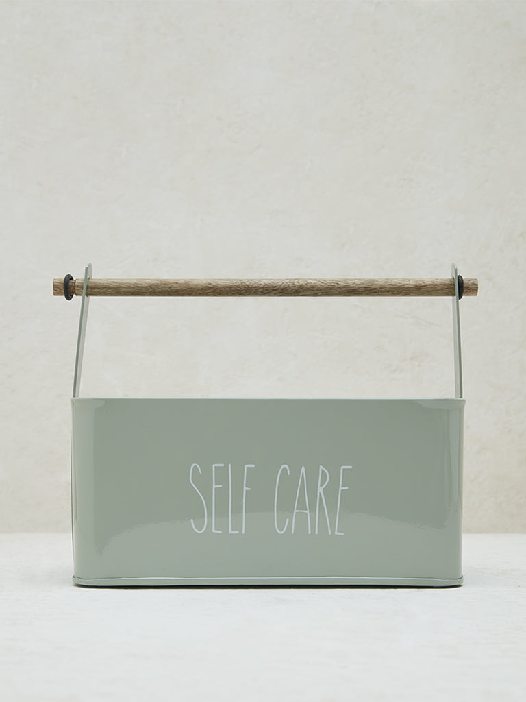 Westside Home Mint Text Design Caddy