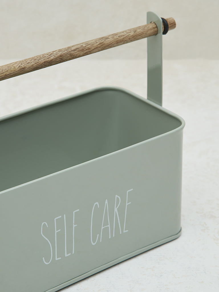 Westside Home Mint Text Design Caddy