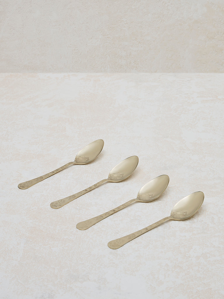 Westside Home Dull Gold Tablespoons - (Set of 4)