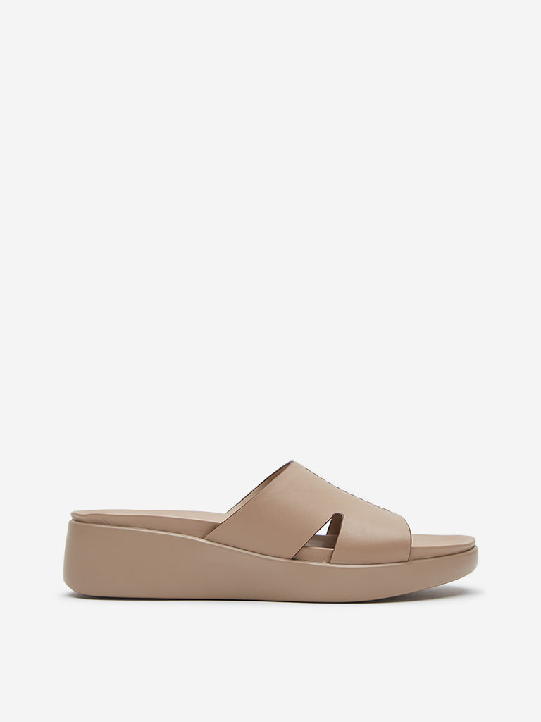 LUNA BLU Beige Comfort Sandals