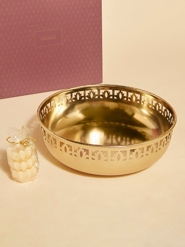 Westside Home Gold Urli Bowl- Festive Season Gift