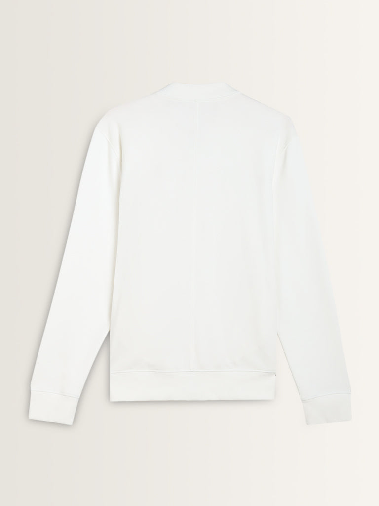 Studiofit Off-White Relaxed-Fit Jacket