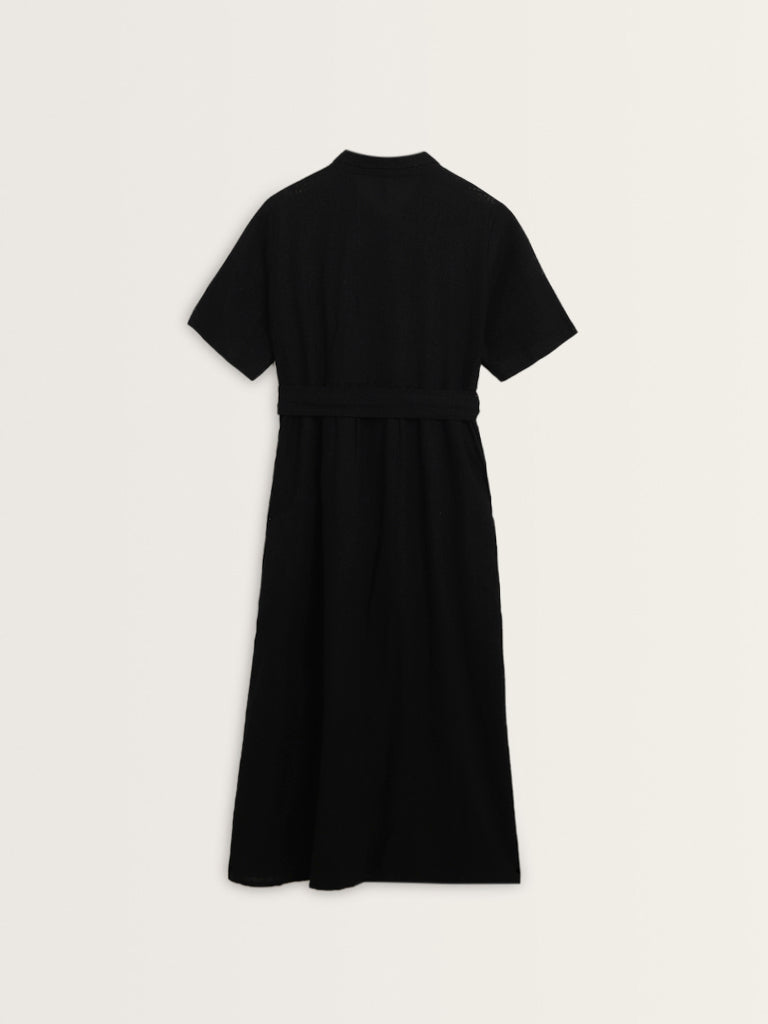 LOV Black Shirt Dress with Belt