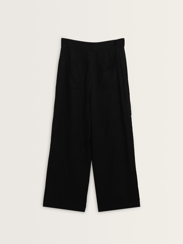 LOV Black High-Rise Pants