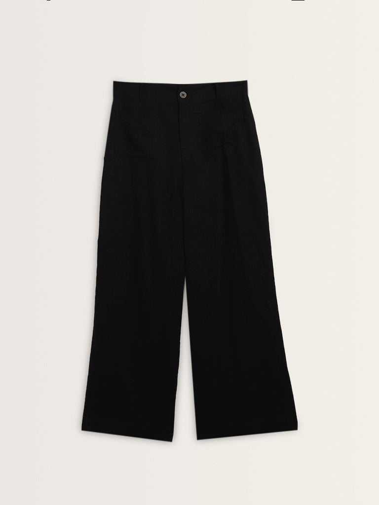 LOV Black High-Rise Pants