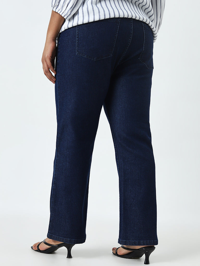 Gia Navy High-Rise Jeggings