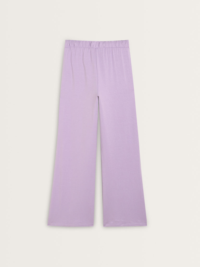 Wunderlove Lavender High-Rise Supersoft Pyjamas