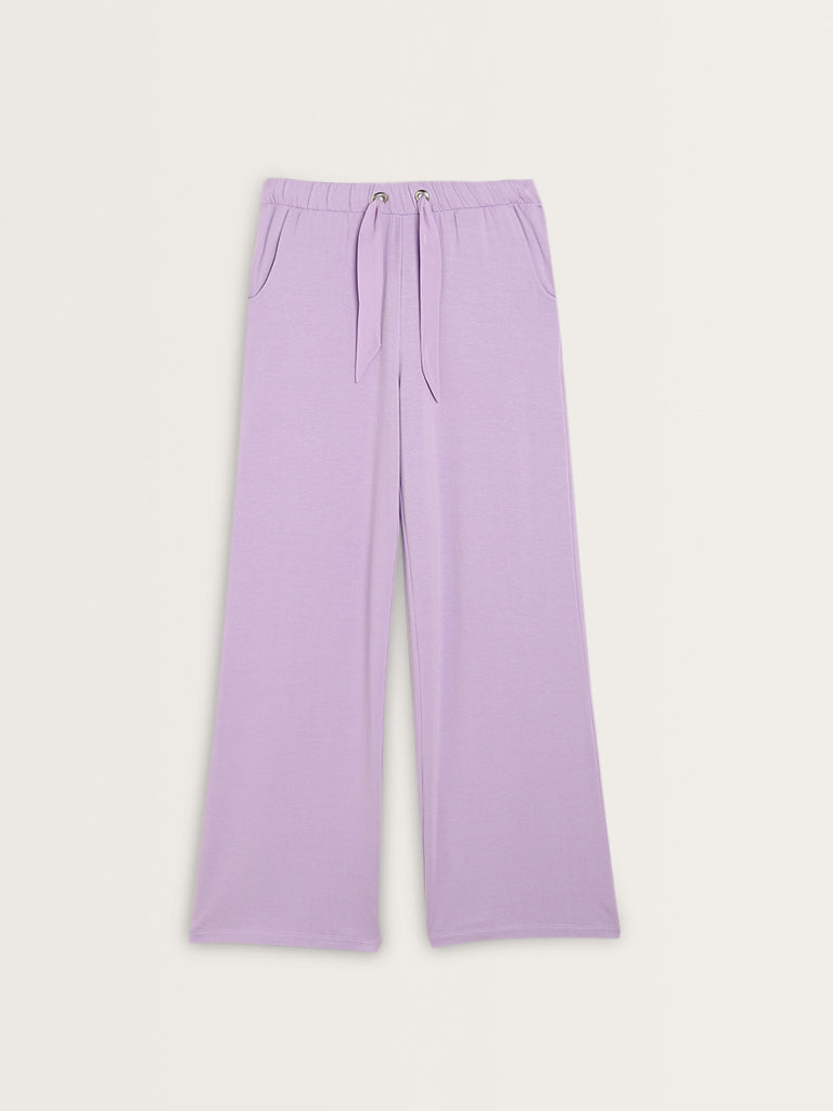 Wunderlove Lavender High-Rise Supersoft Pyjamas