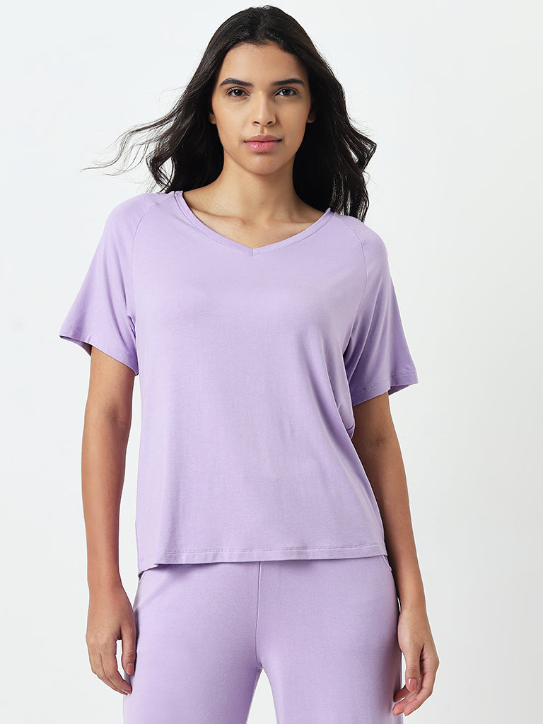 Wunderlove Solid Lavender Supersoft Top