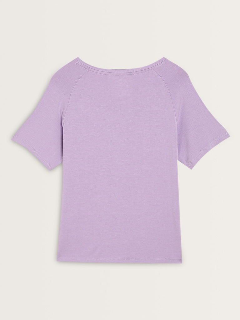 Wunderlove Solid Lavender Supersoft Top