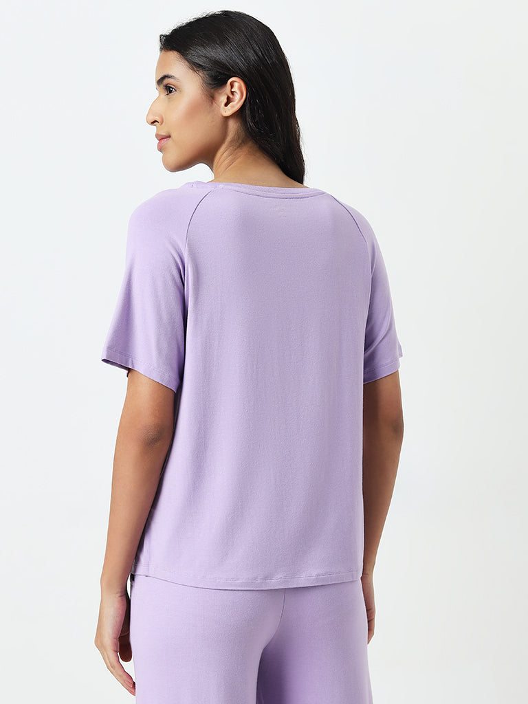 Wunderlove Solid Lavender Supersoft Top