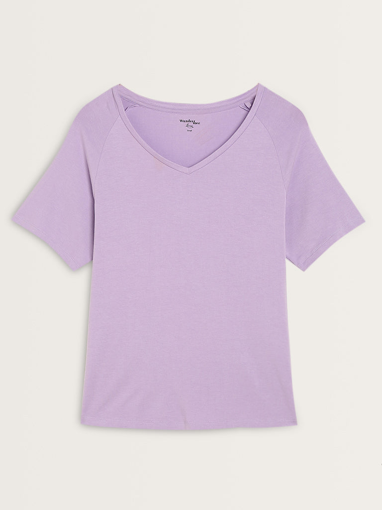 Wunderlove Solid Lavender Supersoft Top