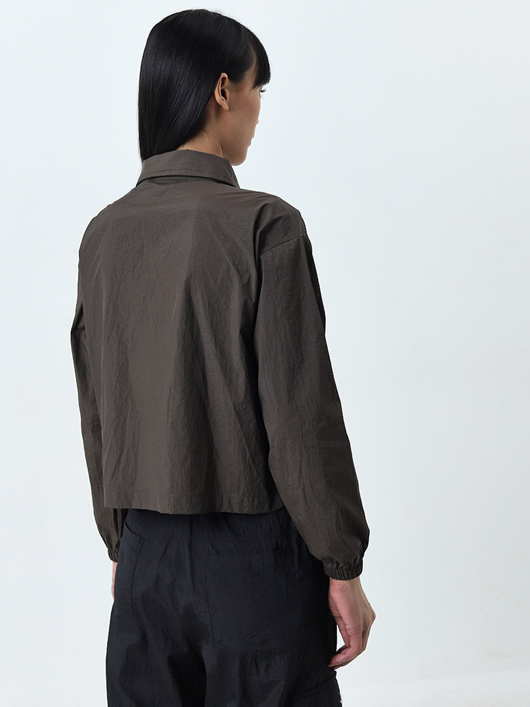 Studiofit Olive Utility Cotton Jacket