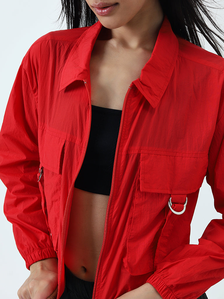 Studiofit Red Utility Jacket