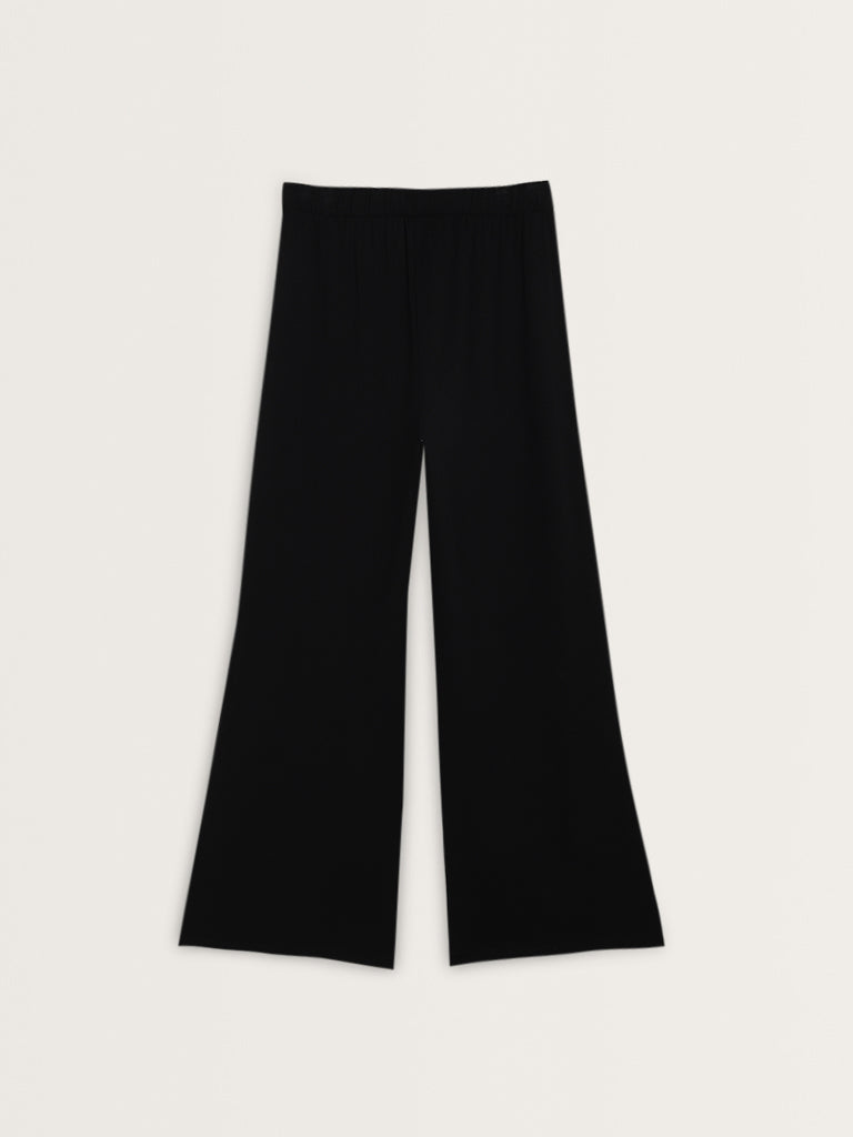 Wunderlove Black Supersoft High-Rise Pants