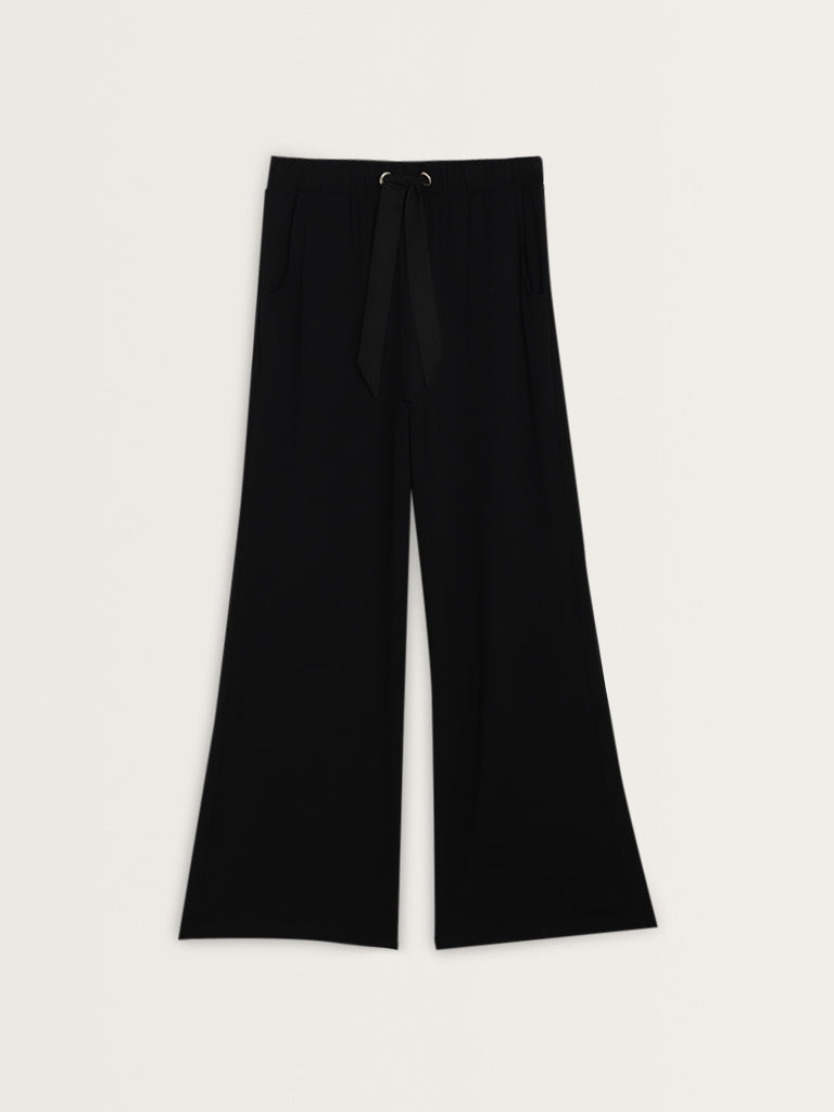 Wunderlove Black Supersoft High-Rise Pants