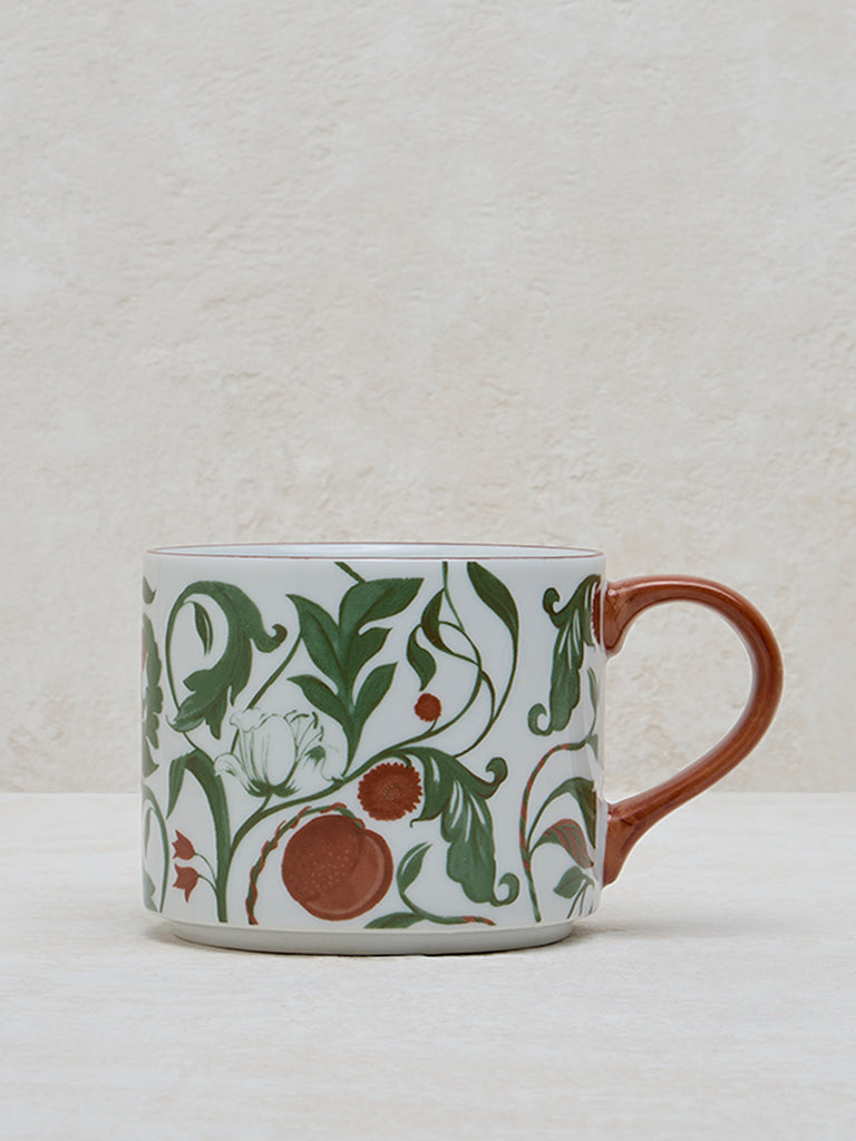 Westside Home Multicolour Floral Print Mug