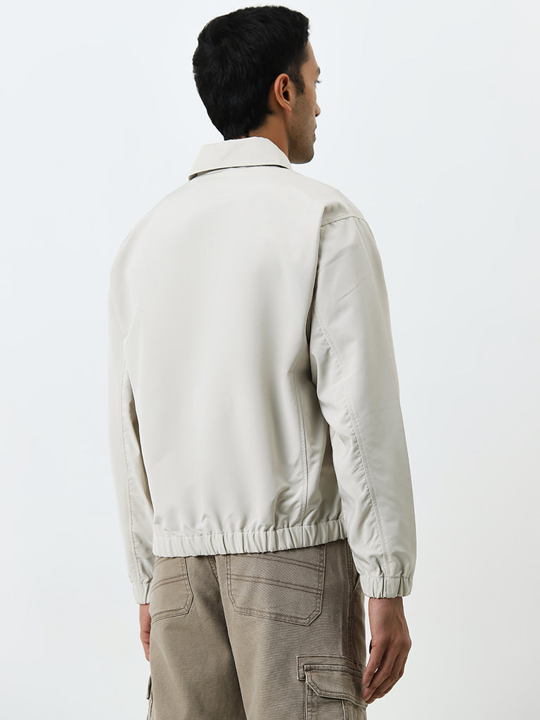 Ascot Off-White Relaxed-Fit Jacket