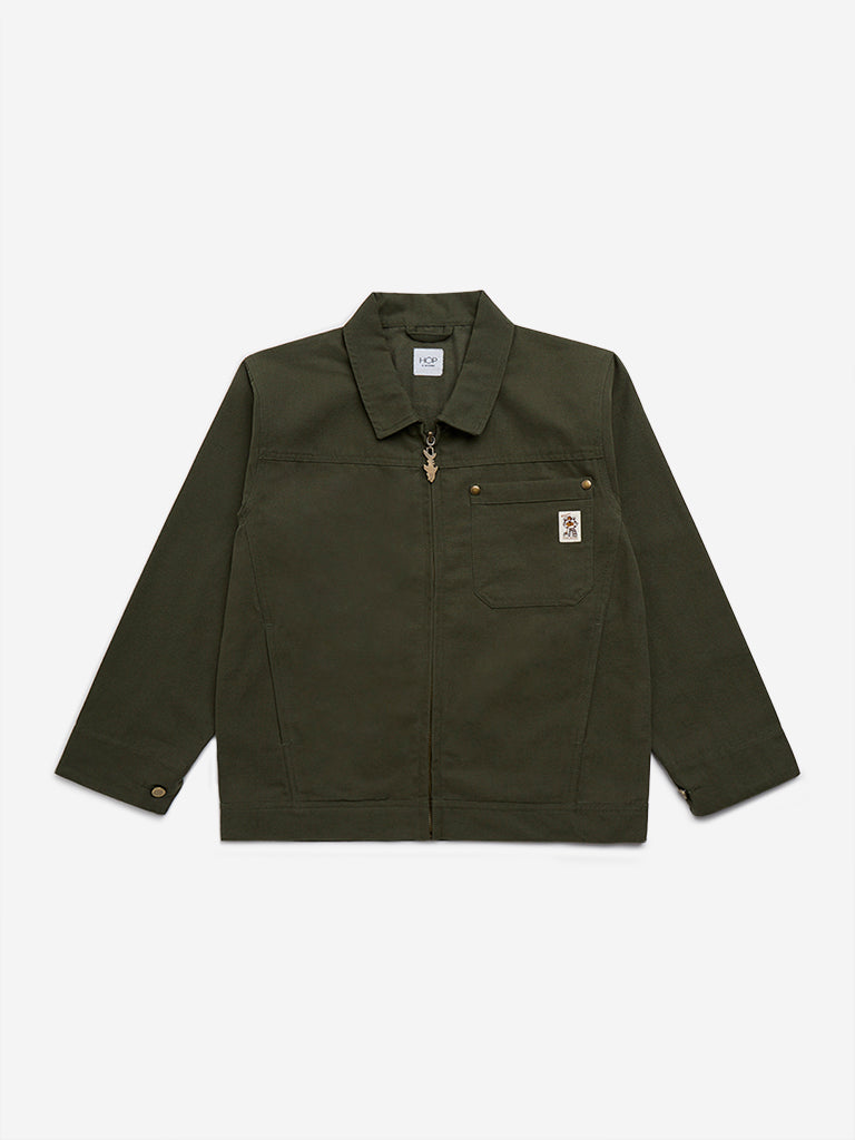 HOP Kids Olive Safari Cotton Jacket