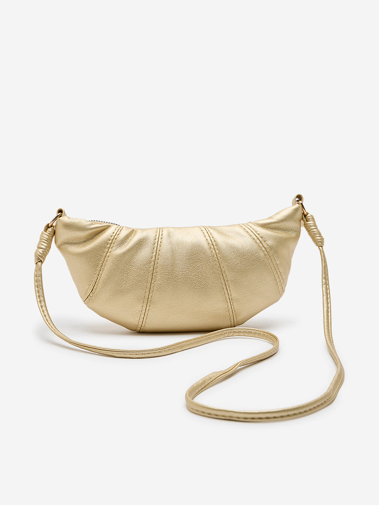 Westside Gold Croissant Sling Bag