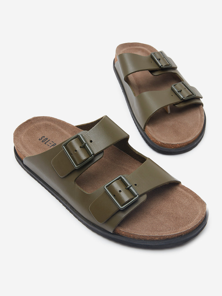 SOLEPLAY Olive Slip-On Comfort Sandals