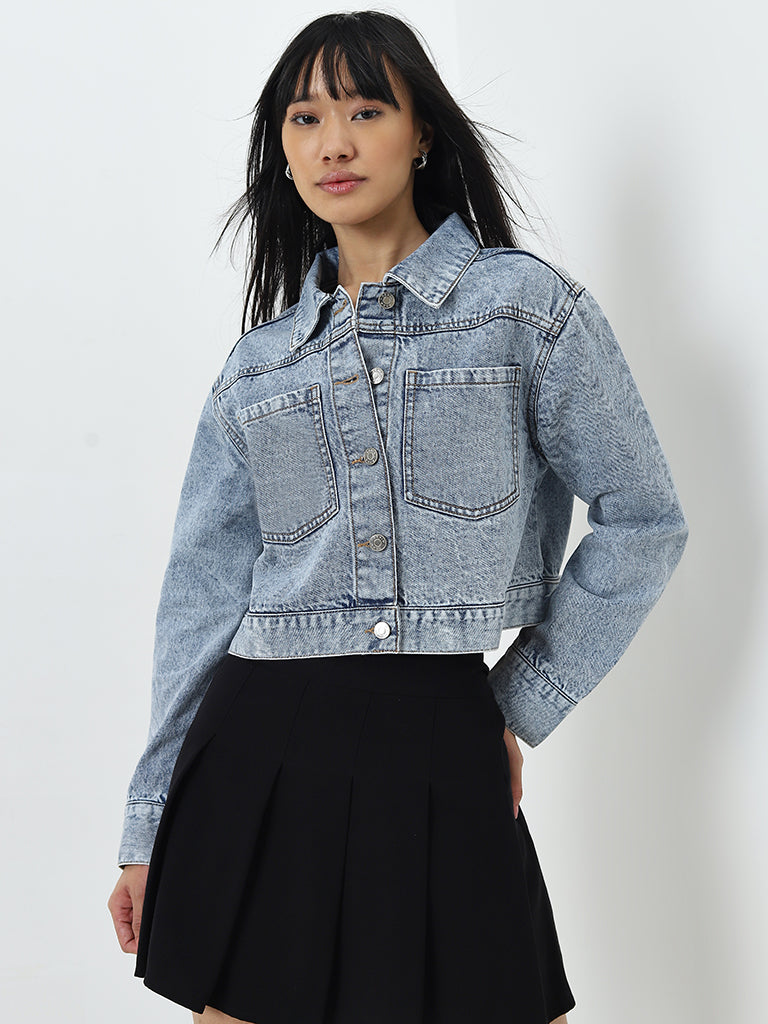 Nuon Light Blue Denim Jacket