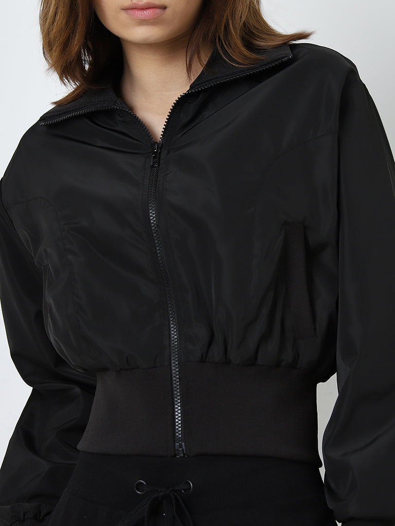 Studiofit Black Solid Jacket