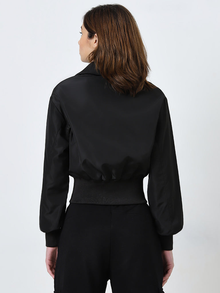 Studiofit Black Solid Jacket