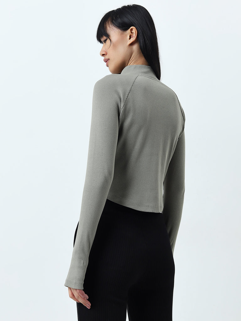 Studiofit Sage Ribbed Jacket