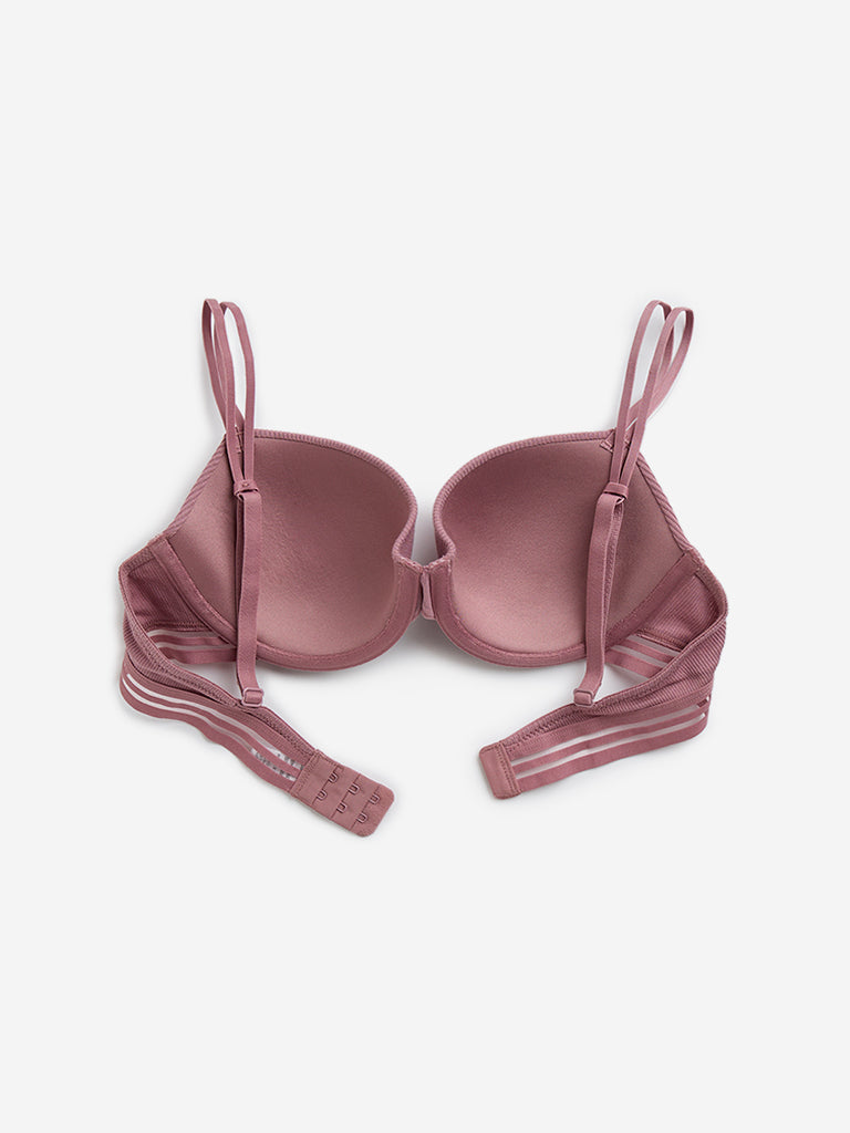 Wunderlove Mauve Underwired Bra - Pack of 2