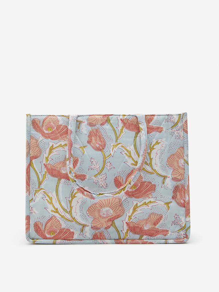 Westside Multicolour Floral Printed Tote Bag