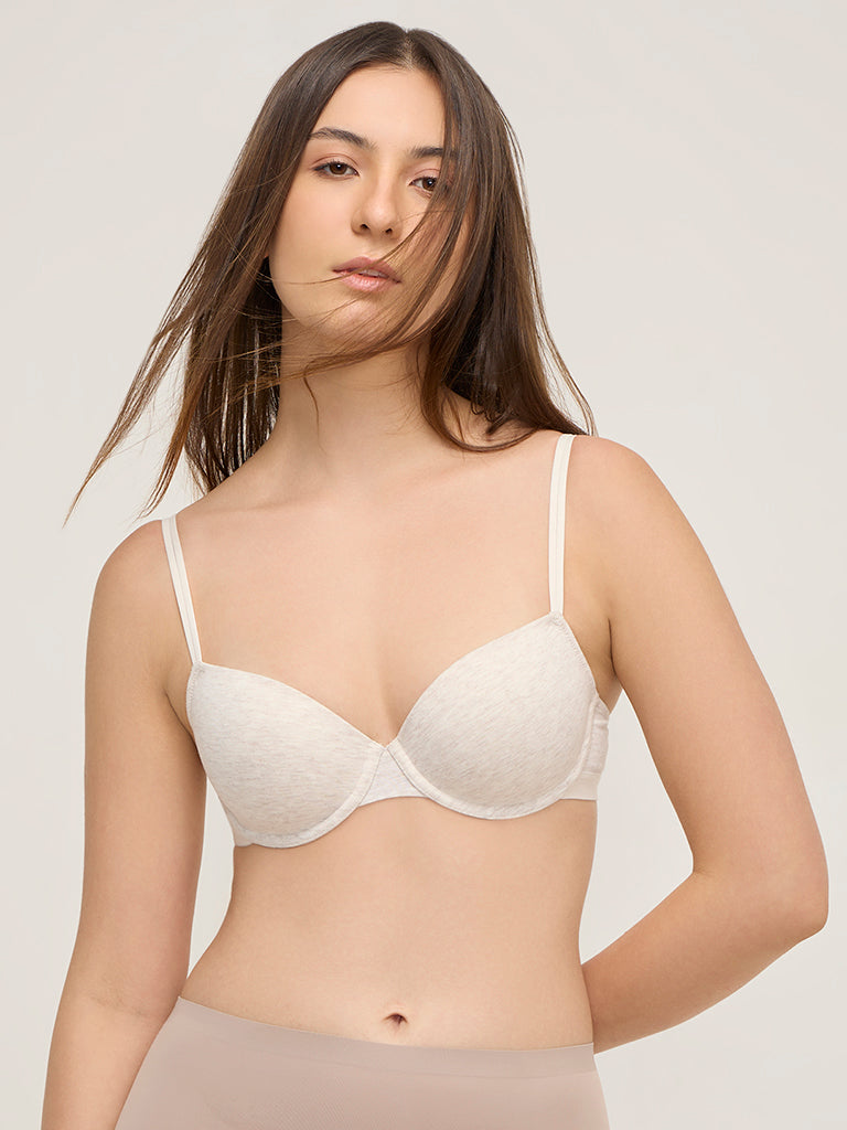 Wunderlove Grey Underwired Bra