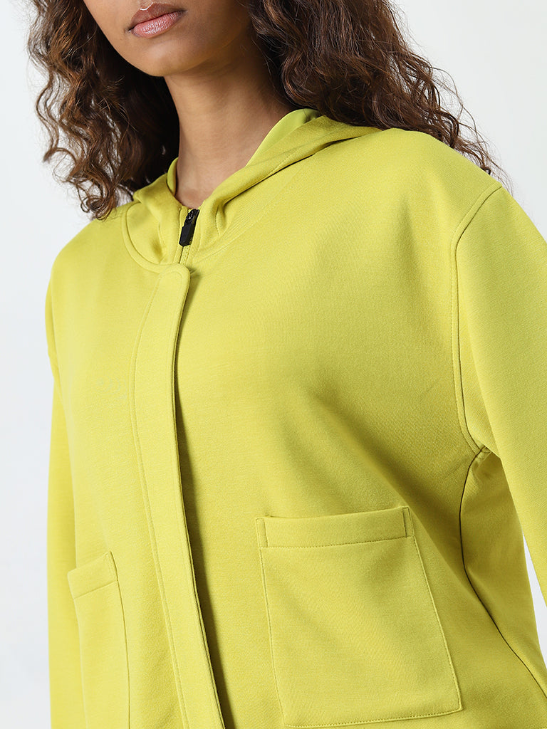 Studiofit Lime Hooded Jacket