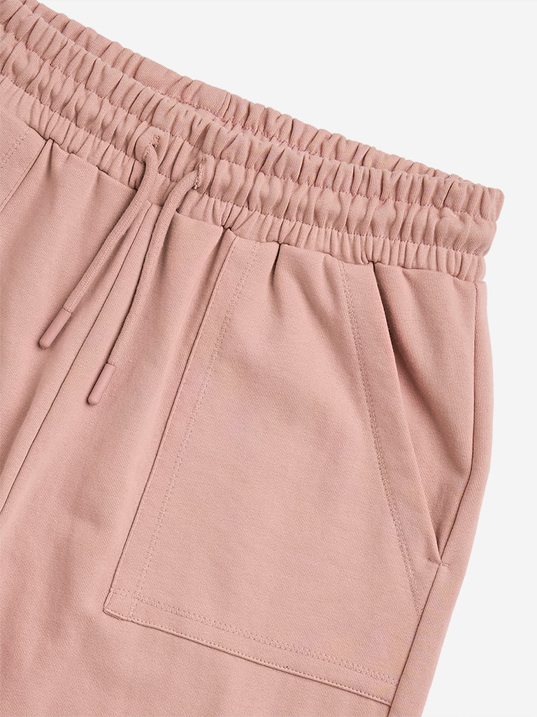 Y&F Kids Pink High-Rise Joggers