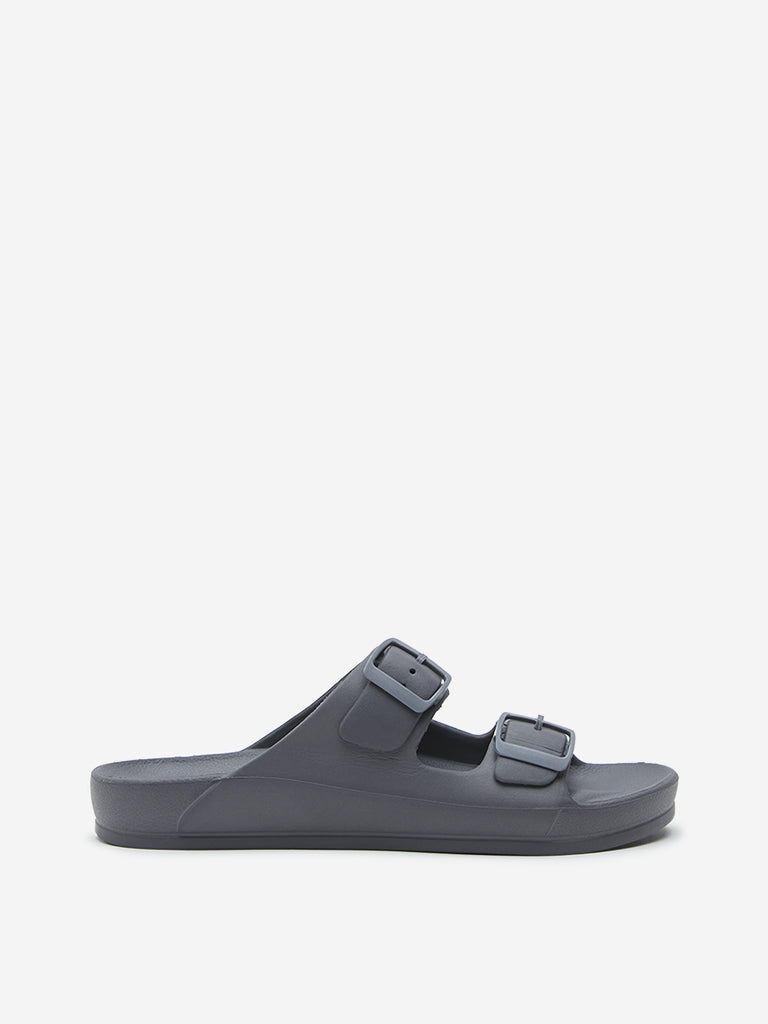 SOLEPLAY Grey Double Band Flip-Flop