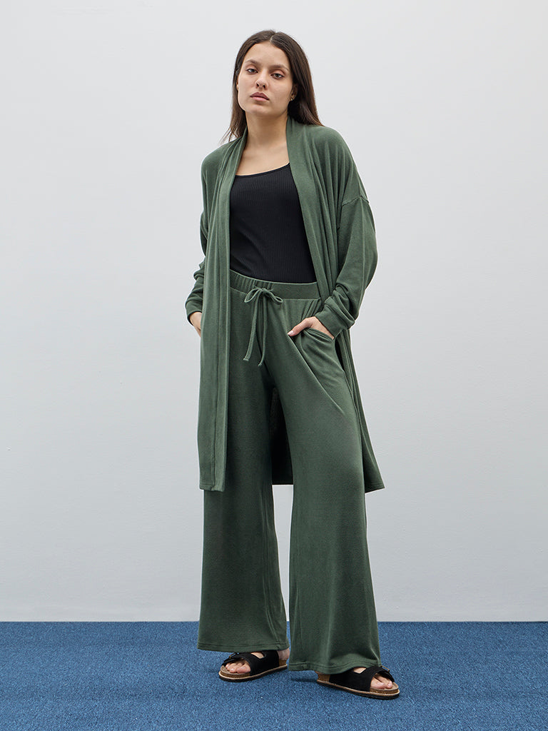 Wunderlove Olive High-Rise Lounge Pants